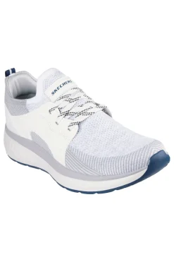 Sneakers bianche e grigie in mesh Skechers Lancer Dalton