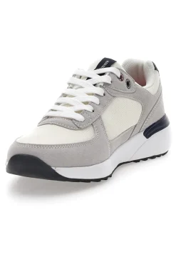 Sneakers Bianche e Grigie Con Memory Soft Marina Militare MM2281