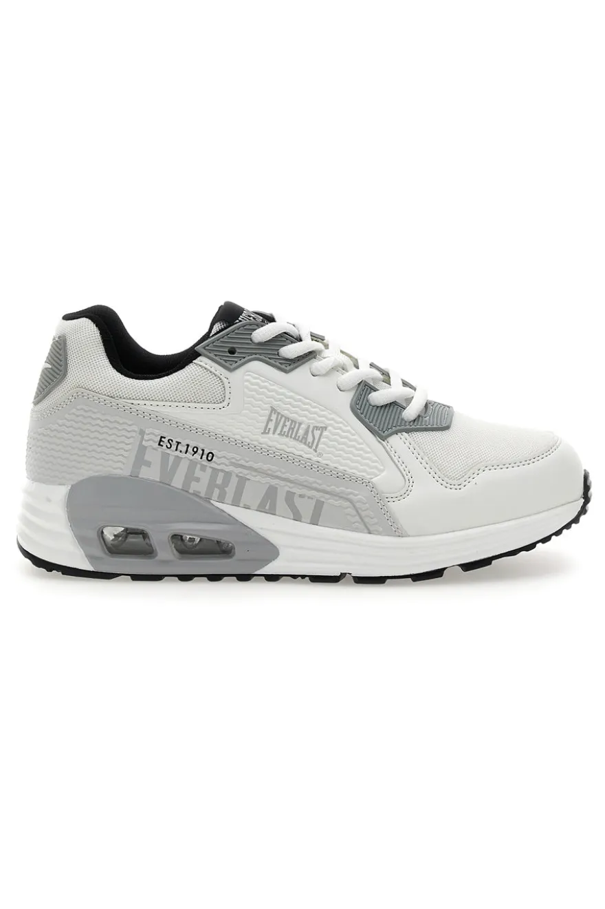Sneakers Bianche e Grigie Con Platform Everlast EV810
