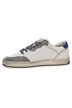 Sneakers bianche e grigie con dettagli used Gas GIOVI GS MIX