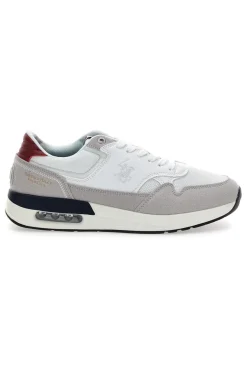 Sneakers bianche e grigie Beverly Hills Polo Club Team Mix