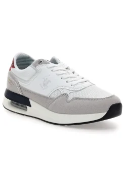 Sneakers bianche e grigie Beverly Hills Polo Club Team Mix