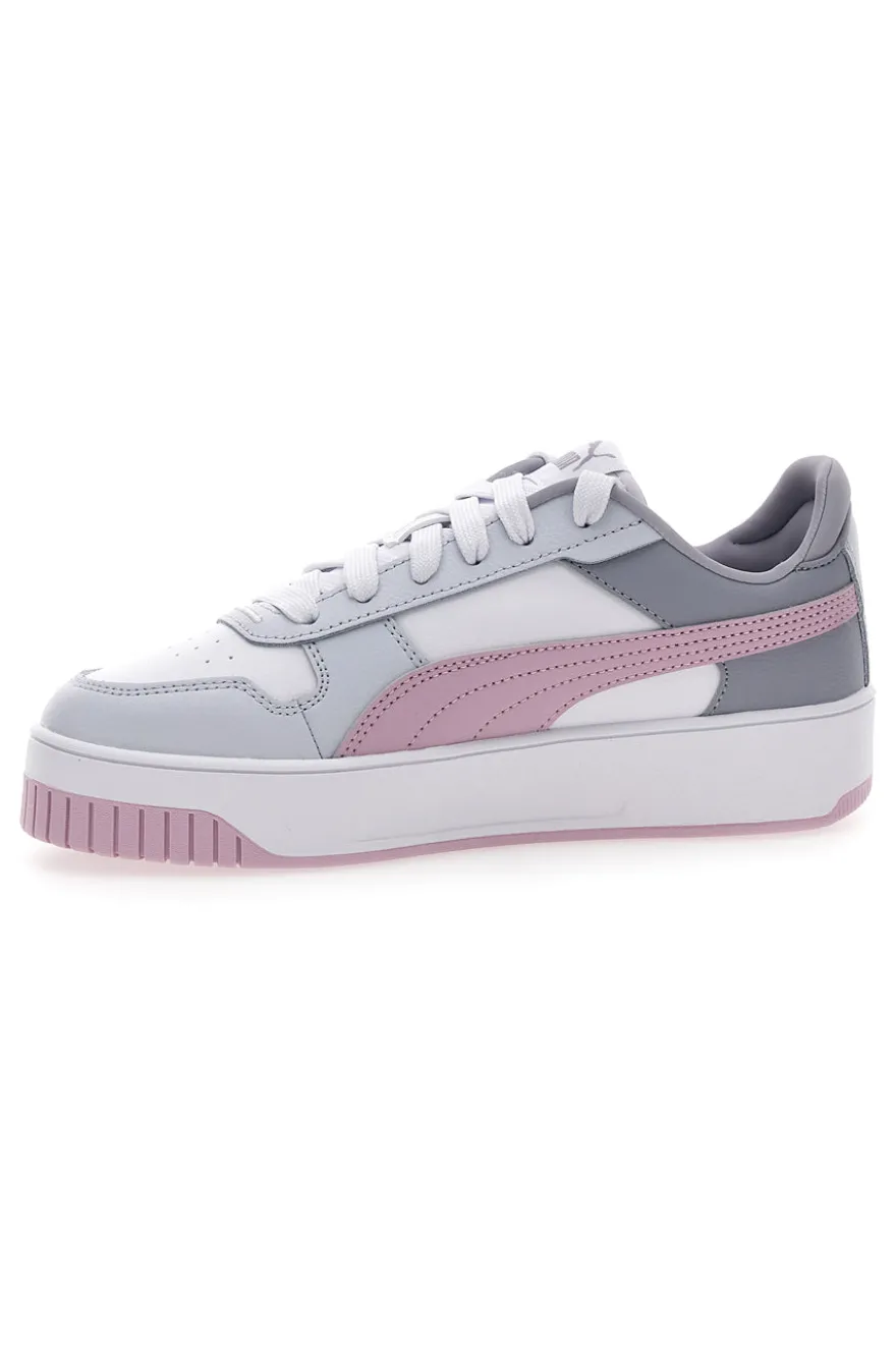 Sneakers Bianche e Grigie Puma Carina Street