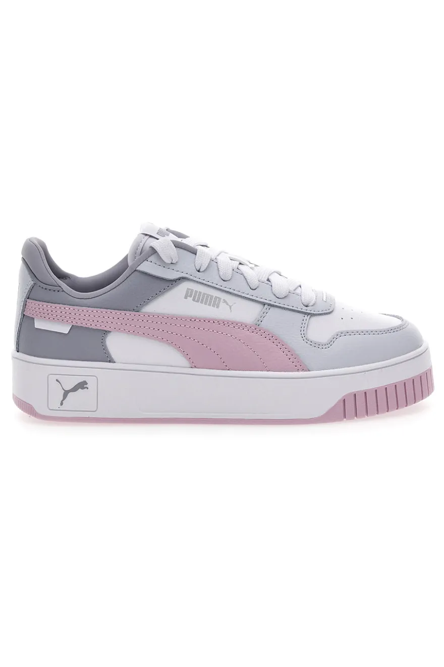 Sneakers Bianche e Grigie Puma Carina Street