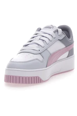 Sneakers Bianche e Grigie Puma Carina Street