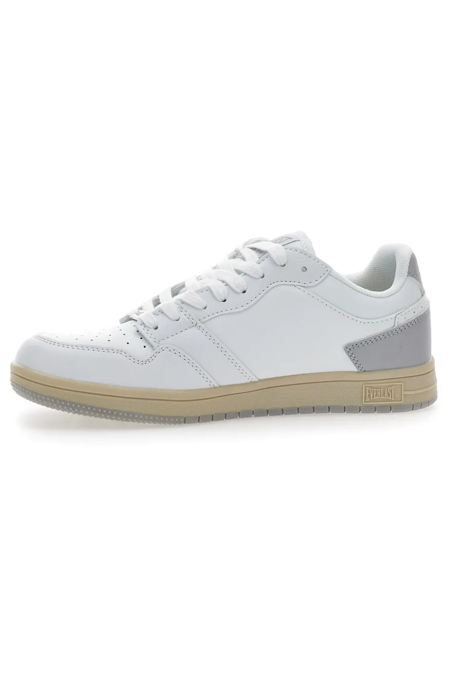 Sneakers Bianche e Grigie Con Lacci Everlast 715