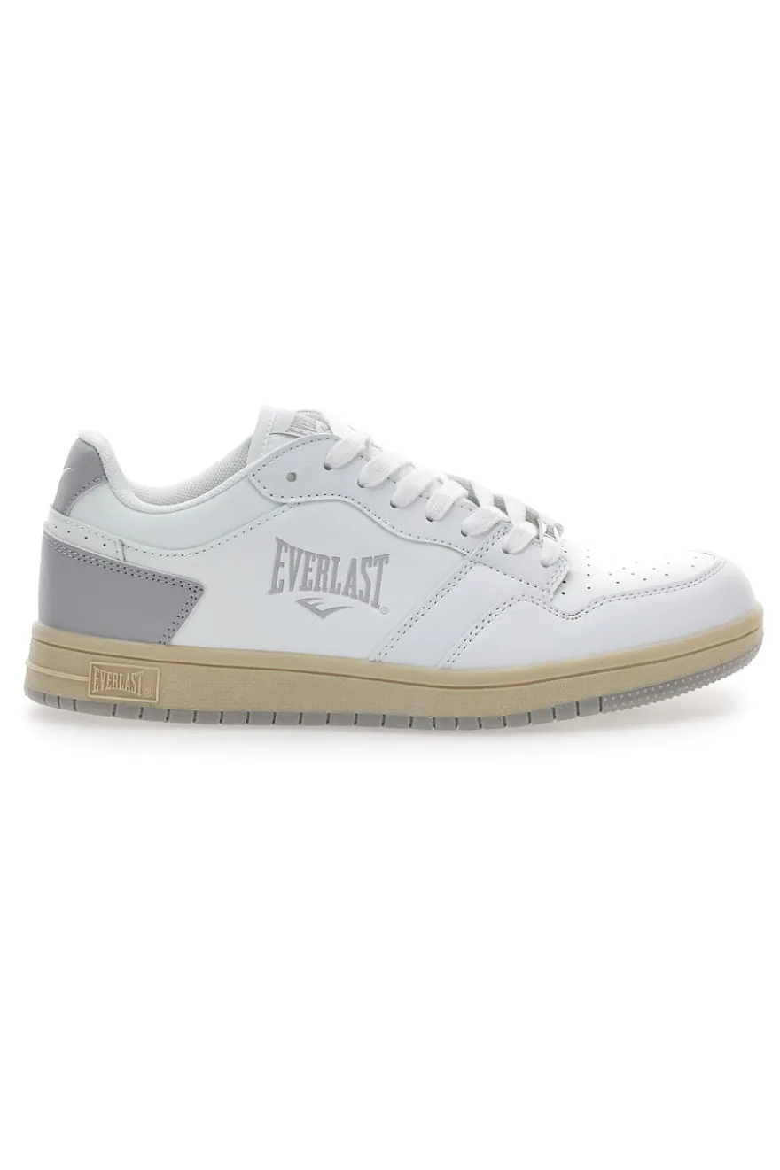 Sneakers Bianche e Grigie Con Lacci Everlast 715