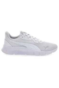 Sneakers bianche e grigio chiaro in mesh Puma FlexFocus Lite Modern Jr