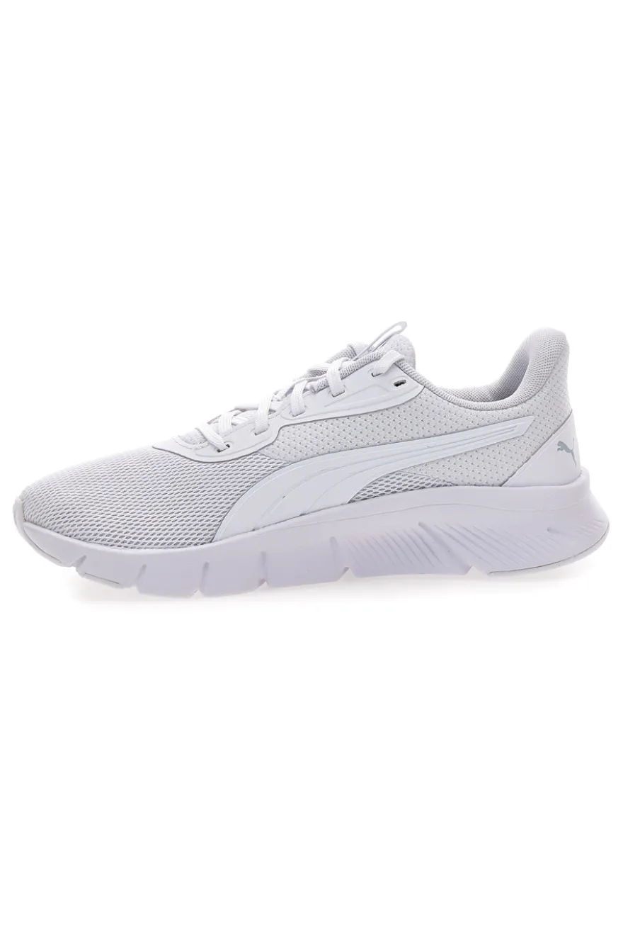 Sneakers bianche e grigio chiaro in mesh Puma FlexFocus Lite Modern Jr
