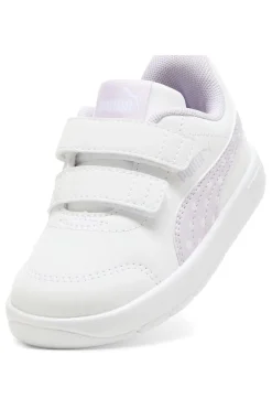 Sneakers Bianche e Lilla Puma Courtflex V3 Dotty V Inf