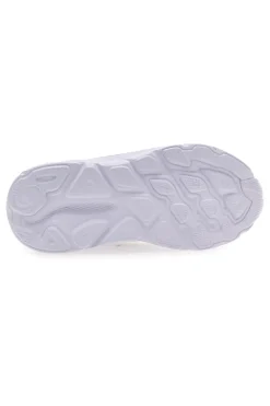 Sneakers bianche e lilla con suola sportiva Champion Hro J G Gs Low Cut