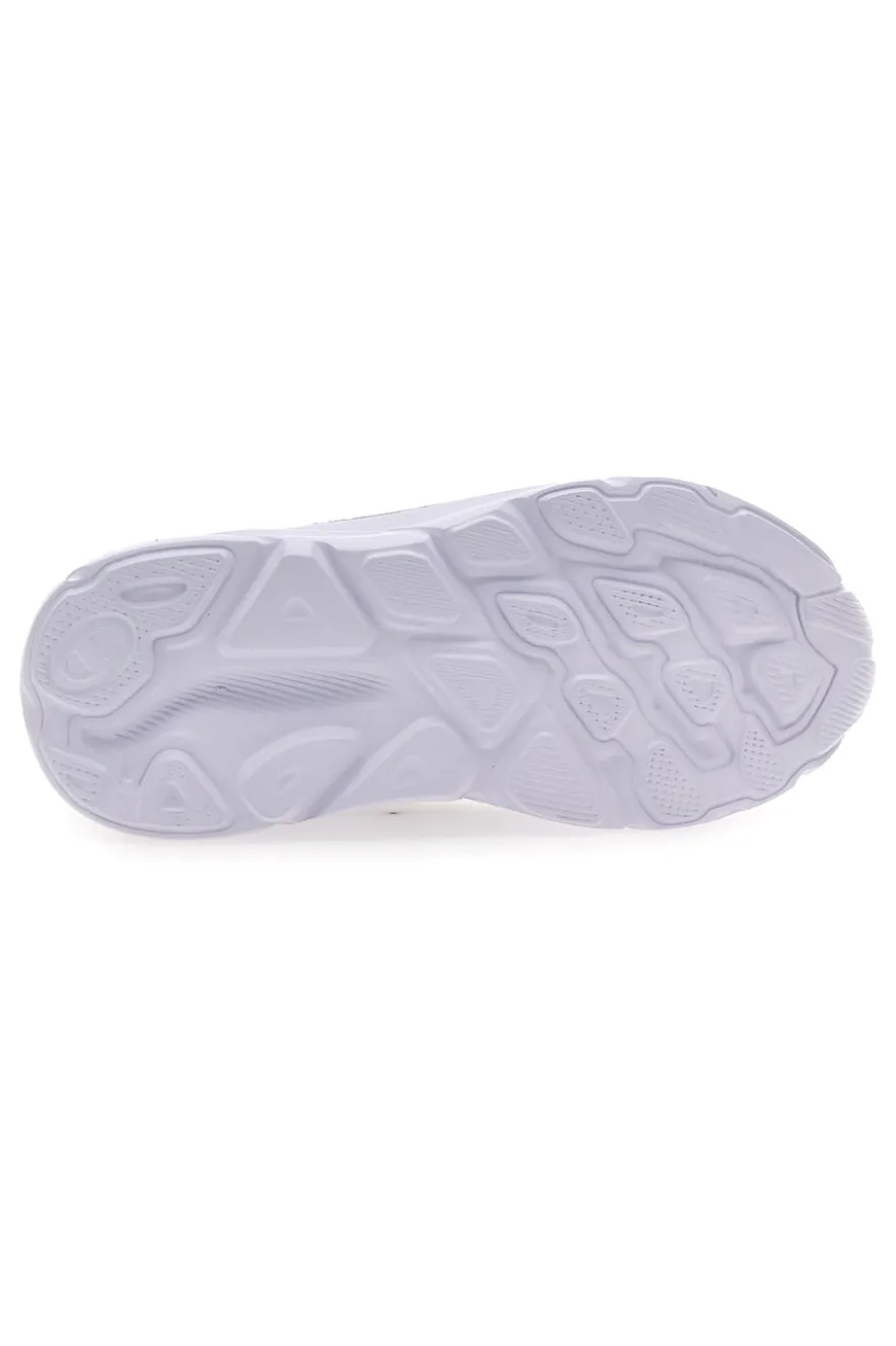 Sneakers bianche e lilla con suola sportiva Champion Hro J G Gs Low Cut