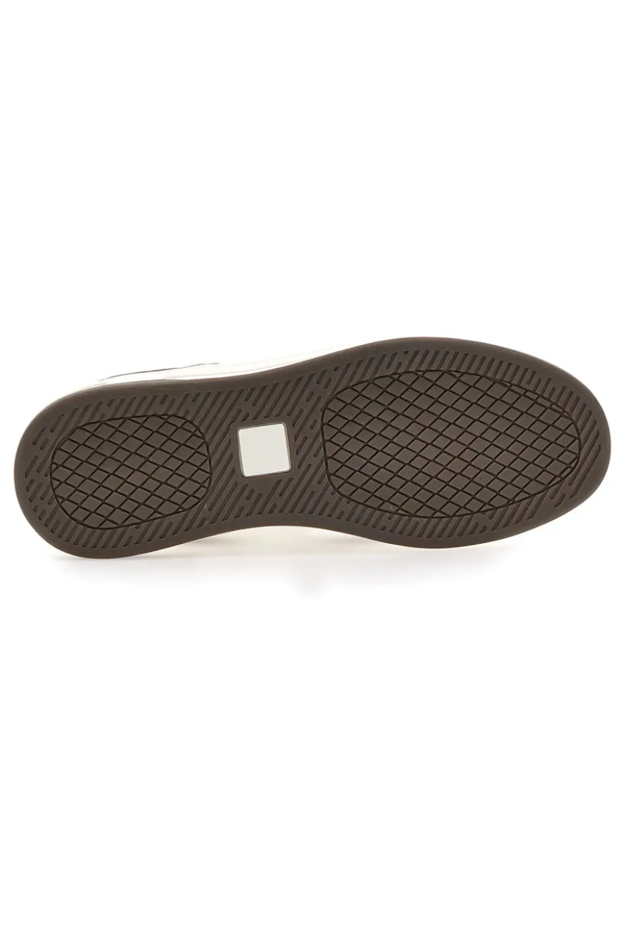 Sneakers bianche e marroni con inserti scamosciati Diadora Ginger S
