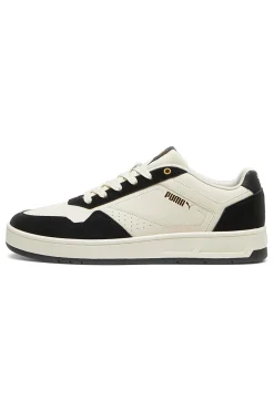 Sneakers Bianche e Marroni Puma Court Classic SD
