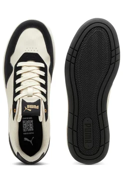 Sneakers Bianche e Marroni Puma Court Classic SD