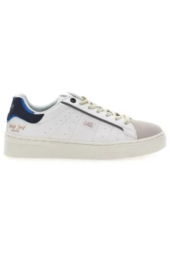 Sneakers Bianche e Navy con Punta Beige U.S.G.POLO JOE LTX