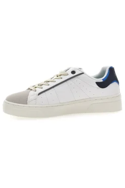 Sneakers Bianche e Navy con Punta Beige U.S.G.POLO JOE LTX