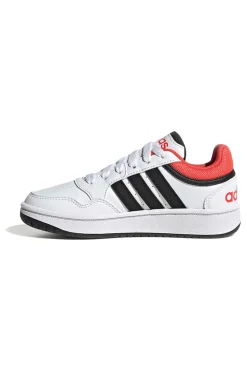 Sneakers bianche e nere basse Adidas Hoops 3 K