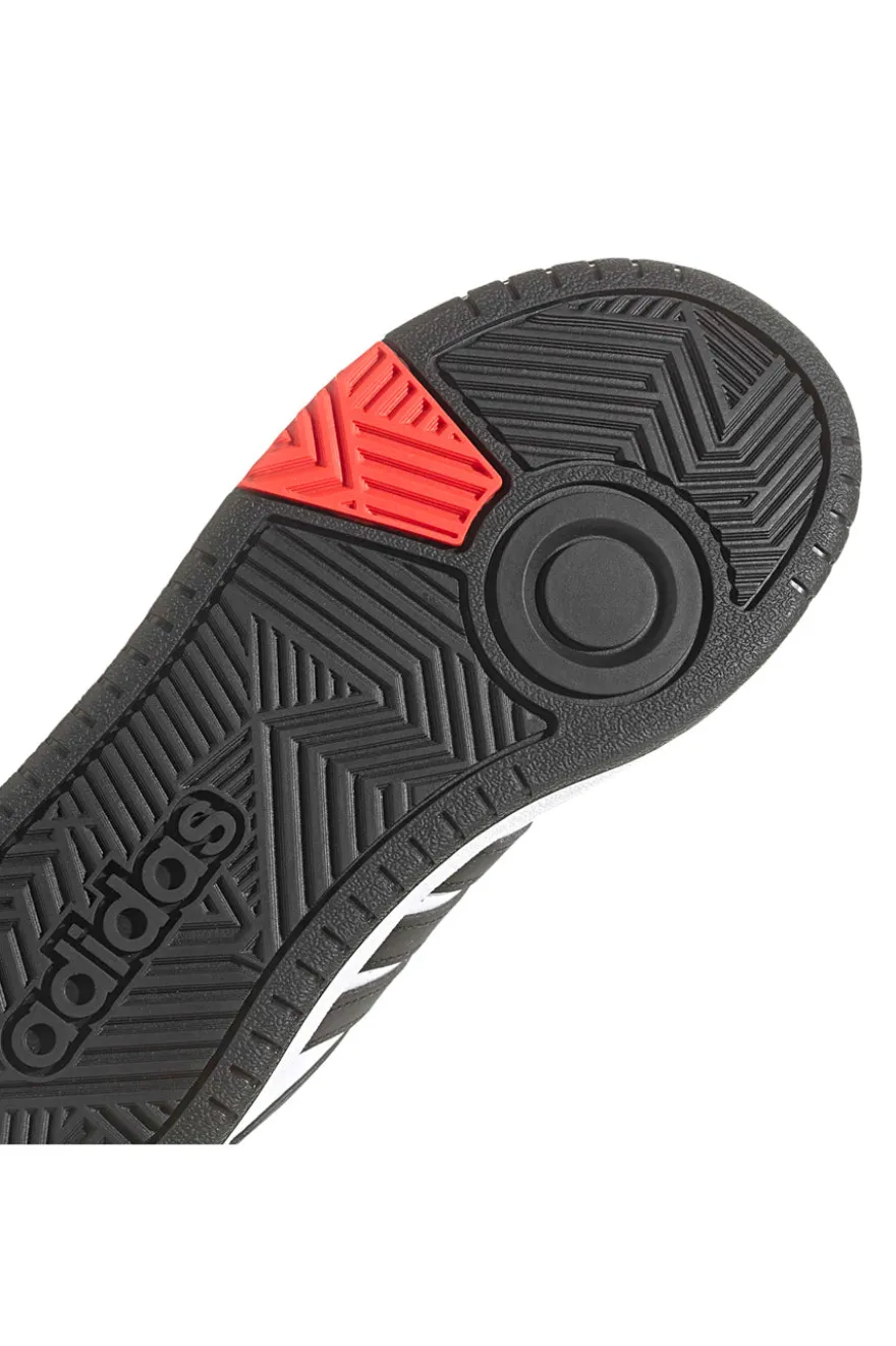 Sneakers bianche e nere basse Adidas Hoops 3.0 K