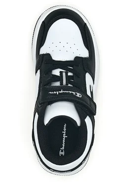 Sneakers bianche e nere con strappo Champion RD18 2.0 Low B PS