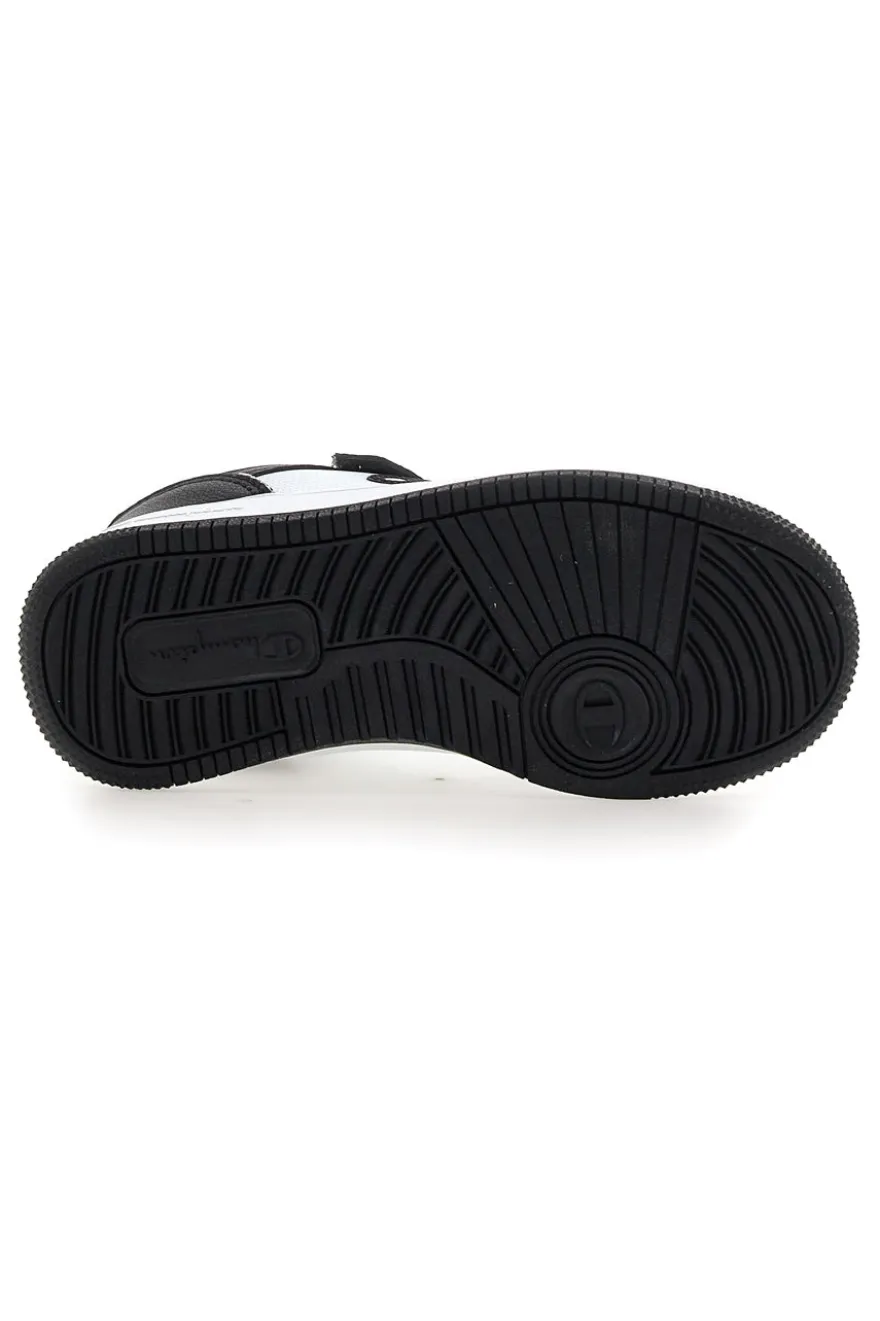 Sneakers bianche e nere con strappo Champion RD18 2.0 Low B PS