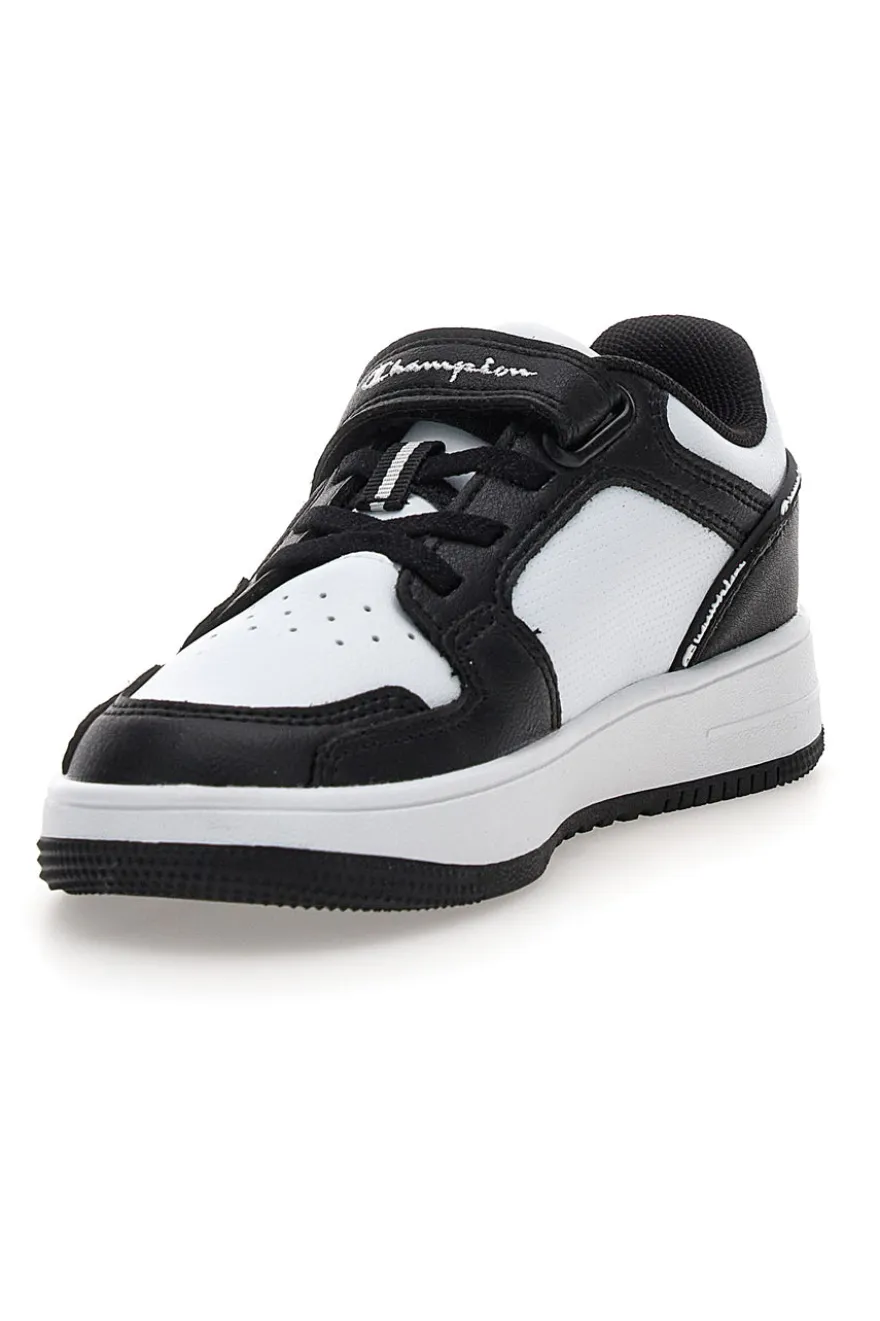 Sneakers bianche e nere con strappo Champion RD18 2.0 Low B PS