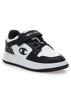 Sneakers bianche e nere con strappo Champion RD18 2.0 Low B PS