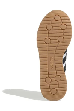 Sneakers bianche e nere con tomaia in pelle ADIDAS RUN 70s 2.0