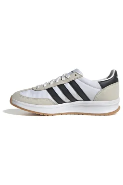 Sneakers bianche e nere con tomaia in pelle ADIDAS RUN 70s 2.0