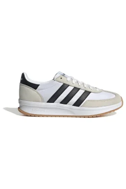 Sneakers bianche e nere con tomaia in pelle ADIDAS RUN 70s 2.0