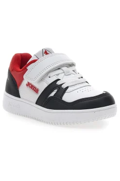 Sneakers Bianche e Nere con Velcro JOMA PLATEA LOW JR 2506