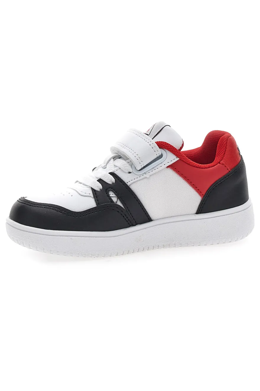 Sneakers Bianche e Nere con Velcro JOMA PLATEA LOW JR 2506