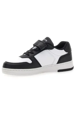 Sneakers bianche e nere con chiusura a strappo Levi's Kick SE