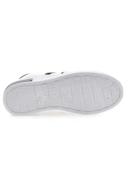Sneakers bianche e nere con lacci CAFE' COST BK2450
