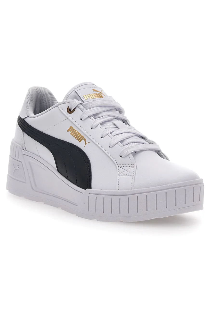 Sneakers Bianche e Nere Con Platform Puma Karmen Wedge