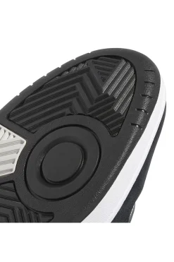 Sneakers bianche e nere con dettagli a contrasto Adidas Hoops 3.0