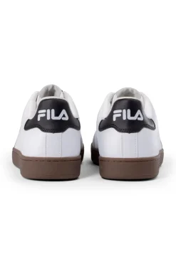 Sneakers bianche e nere con suola a contrasto FILA COURTBAY