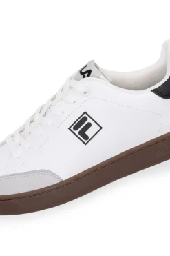 Sneakers bianche e nere con suola a contrasto FILA COURTBAY