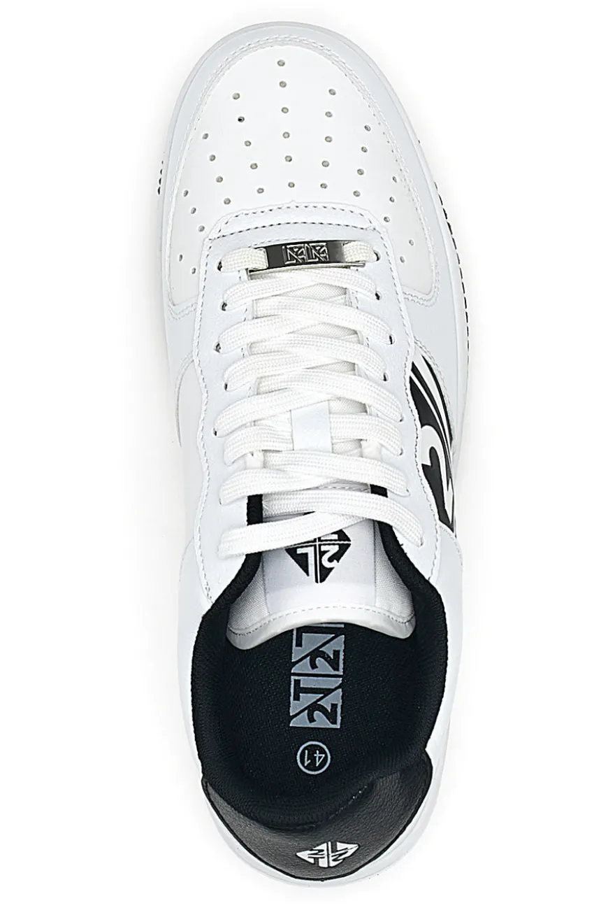 Sneakers Bianche e Nere da Uomo 2T2L 4713