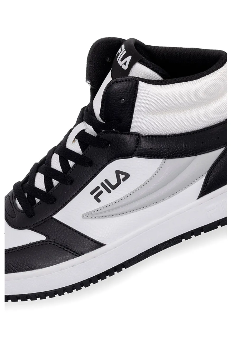 Sneakers Bianche e Nere Fila Rega Nf Mid