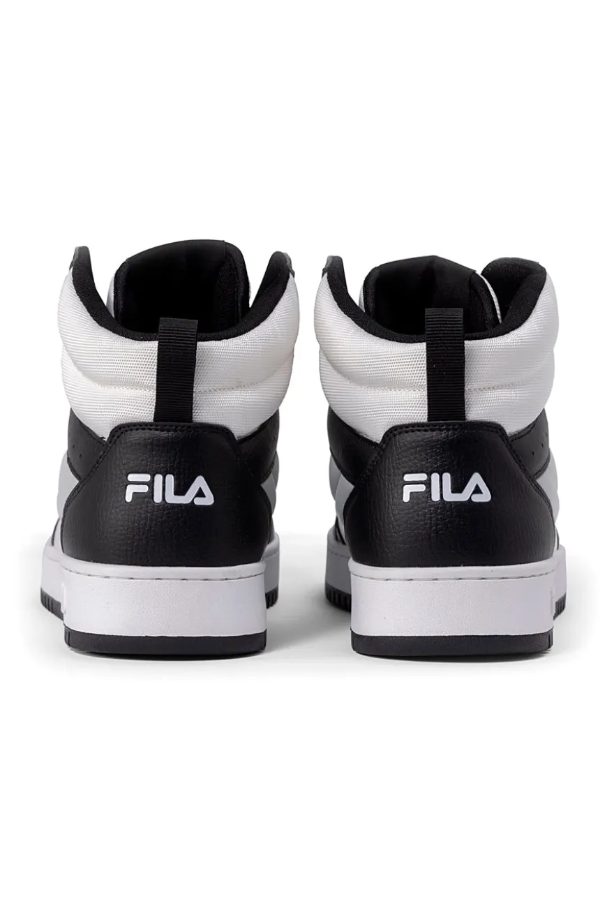 Sneakers Bianche e Nere Fila Rega Nf Mid