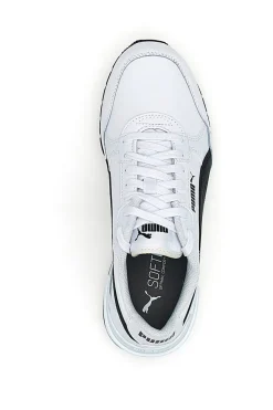 Sneakers bianche e nere in nylon ST Runner v4 jr