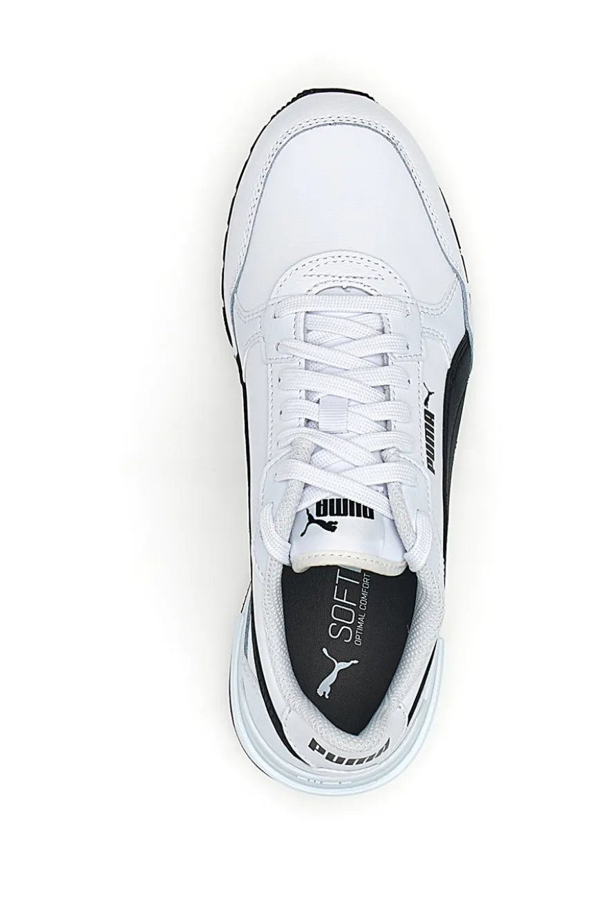 Sneakers bianche e nere in nylon ST Runner v4 jr