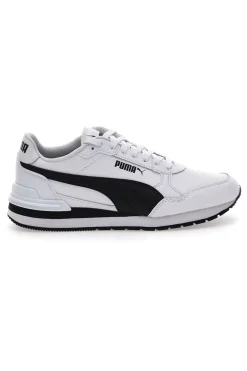 Sneakers bianche e nere in nylon ST Runner v4 jr