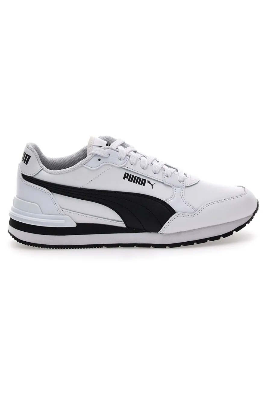 Sneakers bianche e nere in nylon ST Runner v4 jr