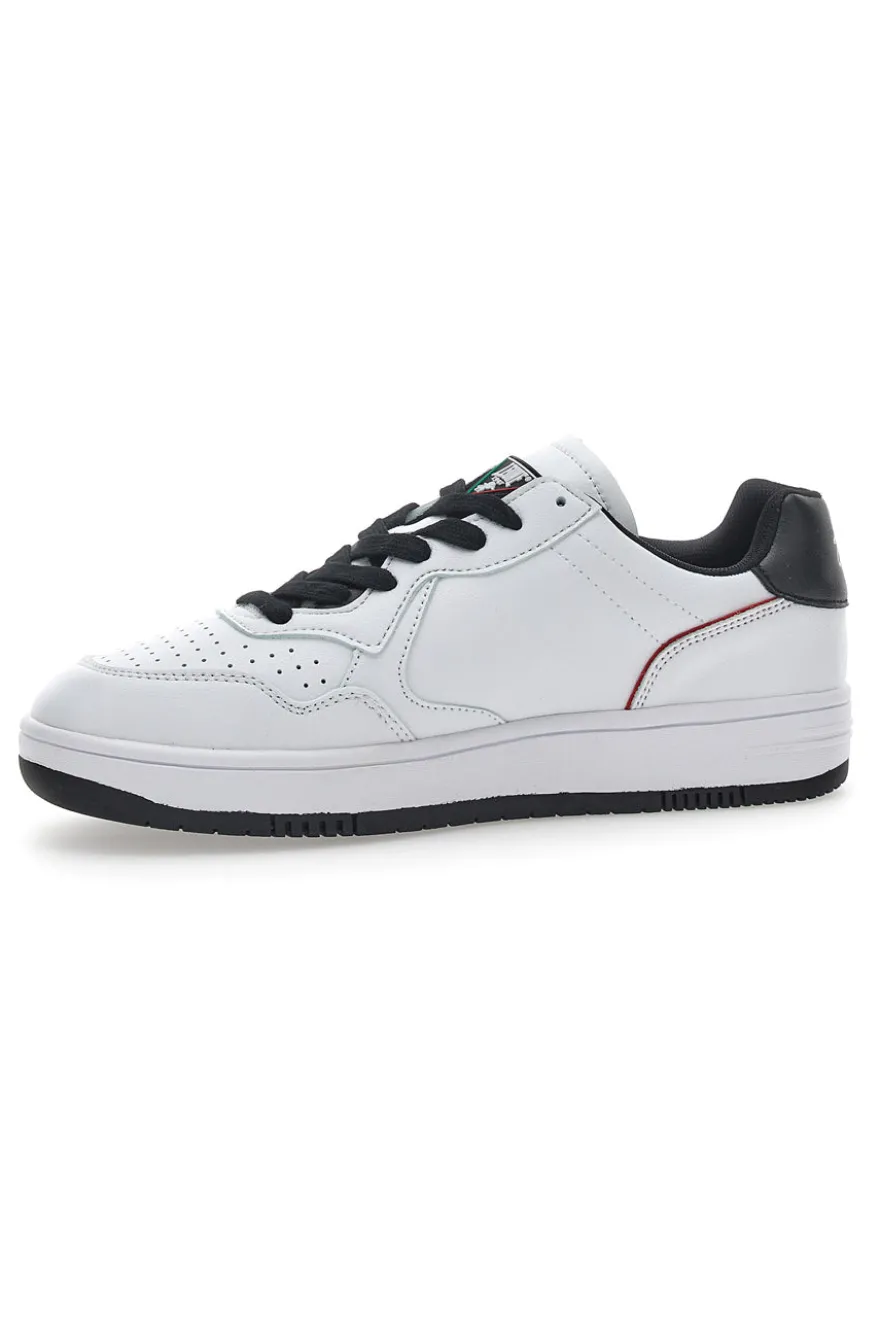 Sneakers Bianche e Nere Leone 57