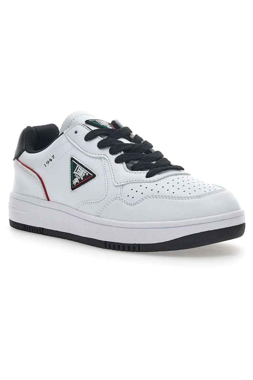 Sneakers Bianche e Nere Leone 57