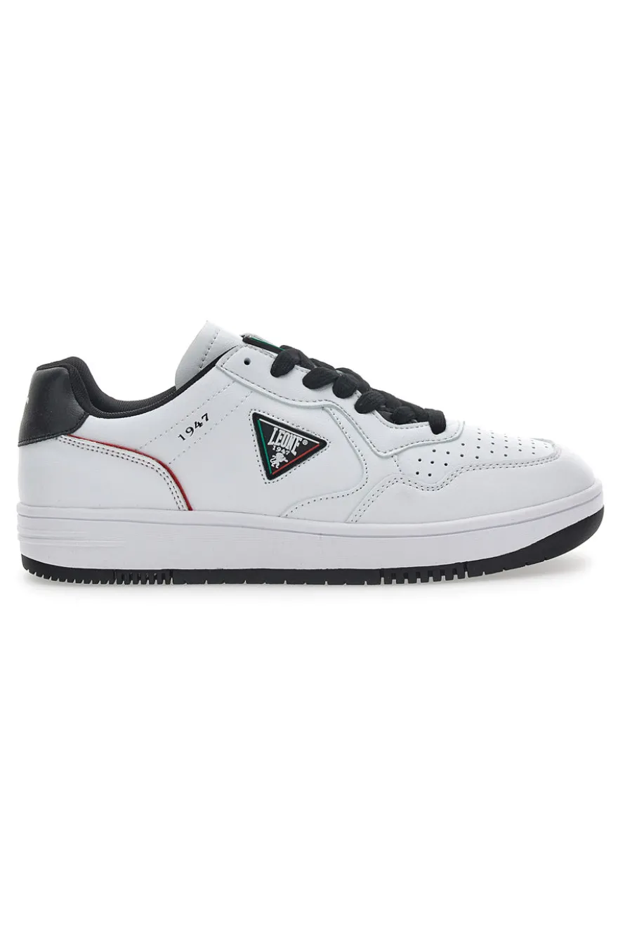 Sneakers Bianche e Nere Leone 57