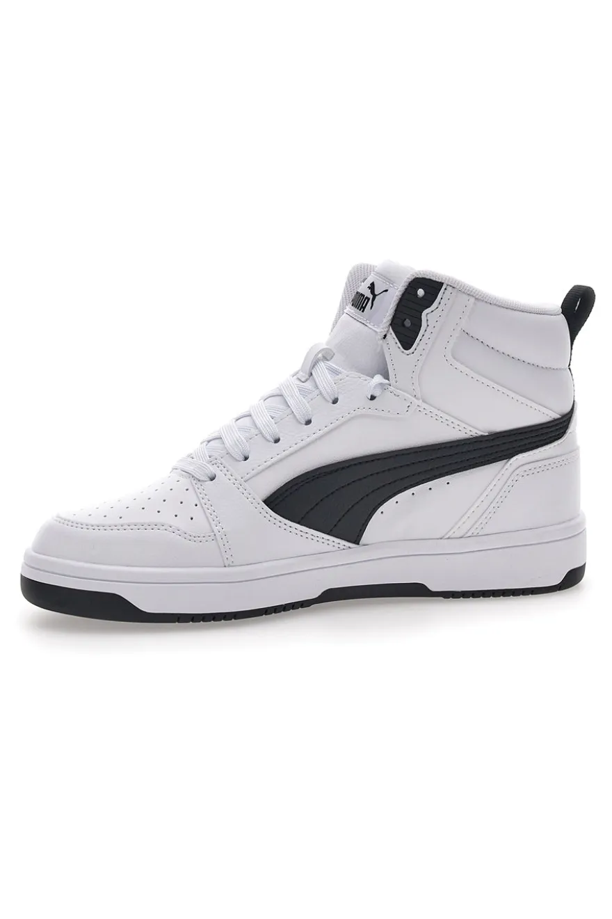 Sneakers Bianche e Nere Mid-Cut Puma Rebound V6 Mid Jr
