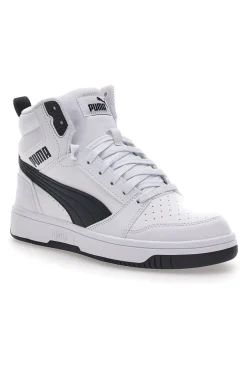 Sneakers Bianche e Nere Mid-Cut Puma Rebound V6 Mid Jr